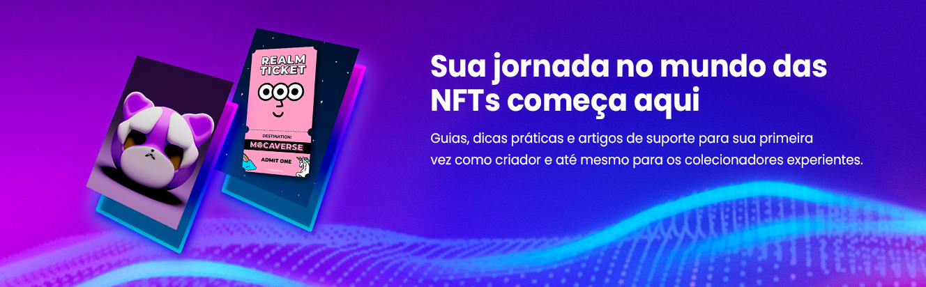 Banner: sua jornada no mundo das NFTs começa aqui